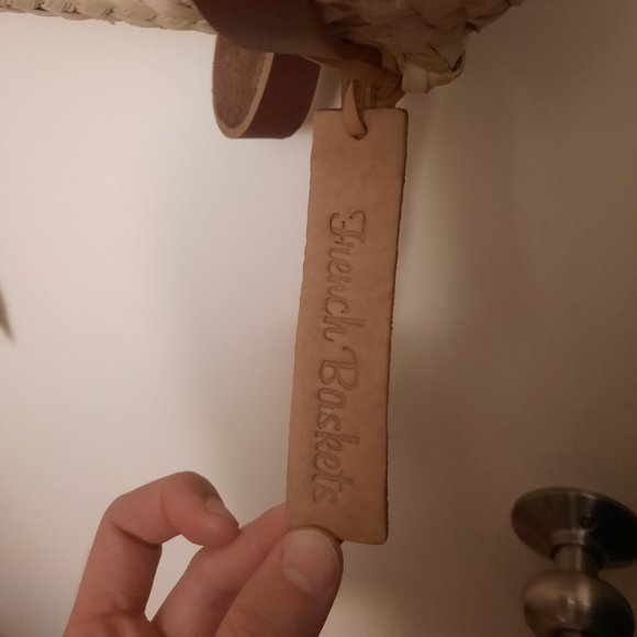 French Summer beach handwoven market bag backpack with adjustable straps. - Picture 7 of 8